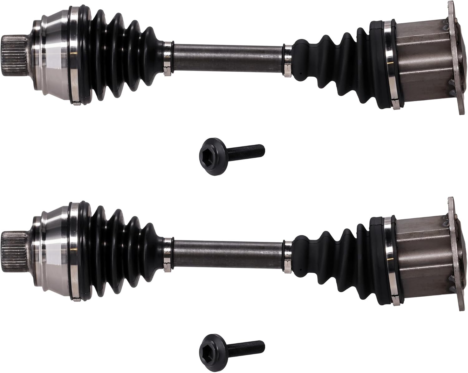Garage-Pro Axle Assembly SET Compatible with Audi A4 2009-2011, A5 2010-2011, S5 2008-2012, S4 2010-2012 Front, Driver and Passenger Side, Sedan, New