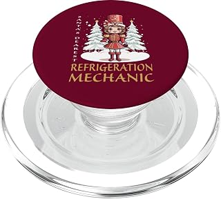 Refrigeration Mechanic Christmas Classic Female Nutcracker PopSockets MagSafe PopGrip for iPhone