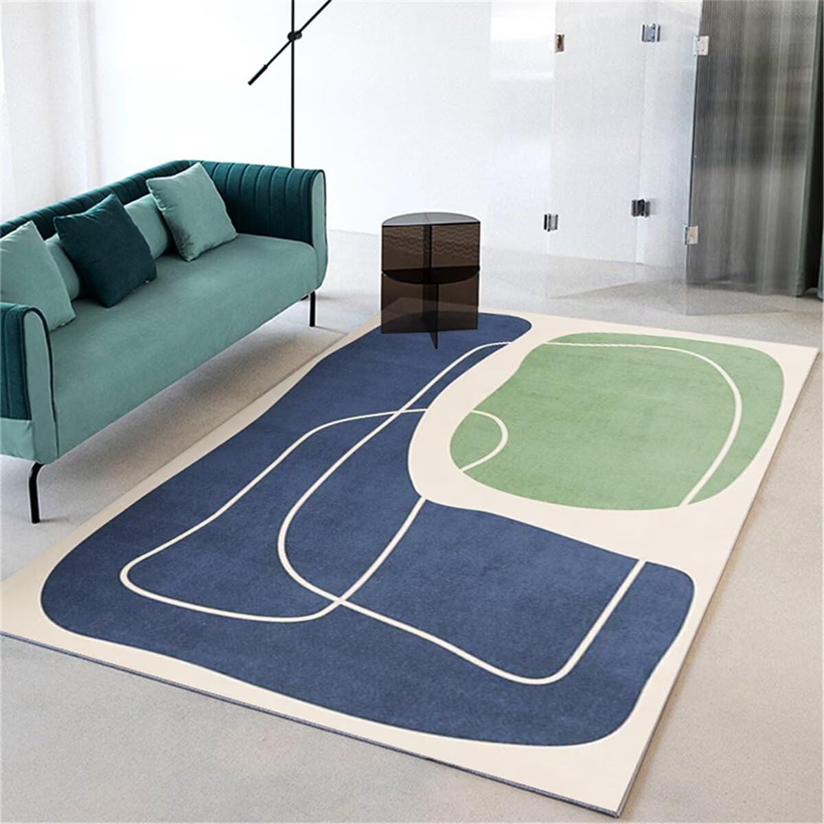 Tapis chambre fille rose moderne 70X140CM tapis rectangulaire enfant