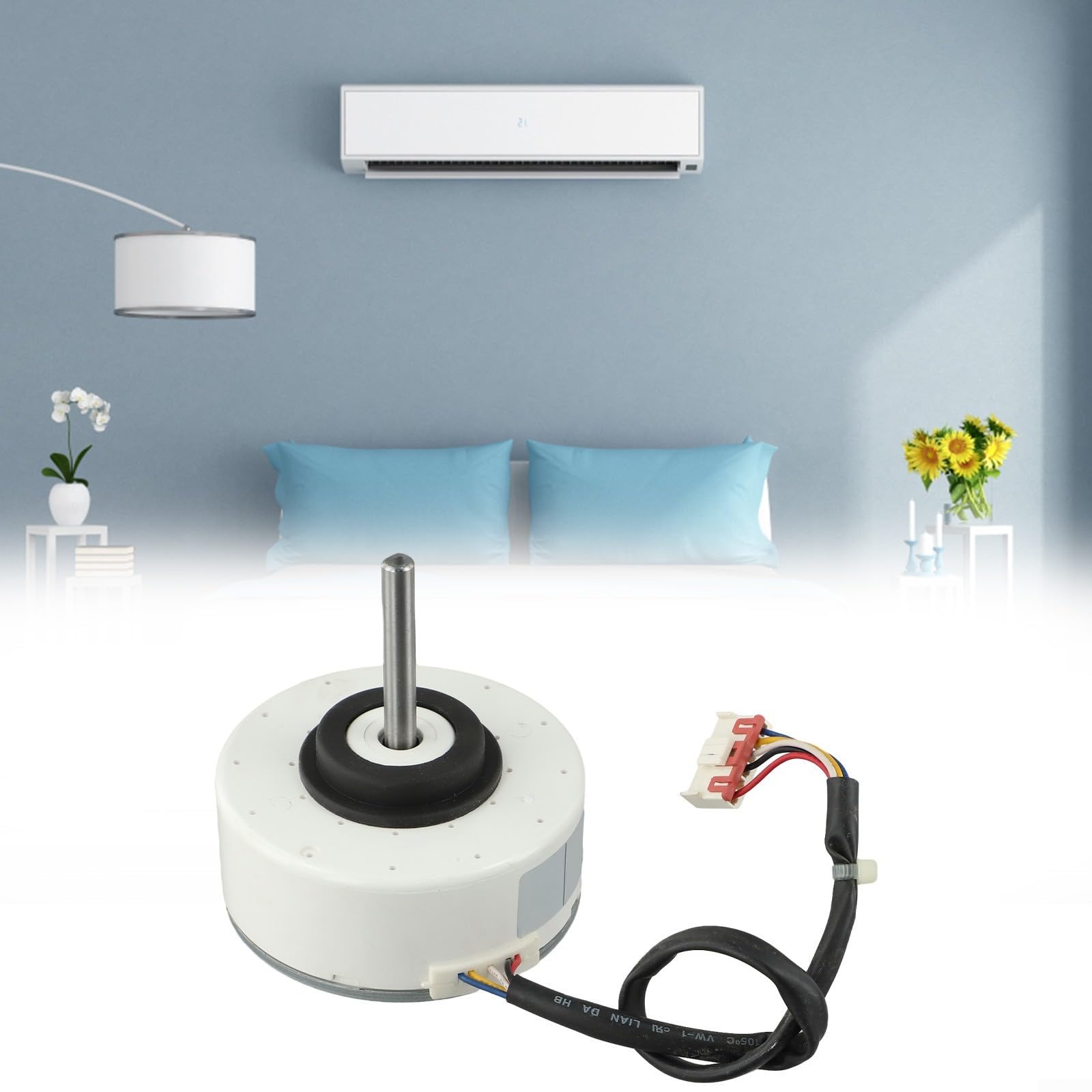 Bürstenloser DC Klimaanlage Motor für Wechselrichter Modelle 20W (1-1.5P), WZDK20-38G/ZKFP-20-8-6, 280V, 1300RPM, Metallkonstruktion