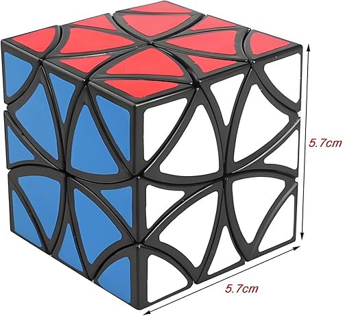 Miniatura 2 de AI-YUN Cubo de rompecabezas de helicóptero, rompecabezas de mariposa, helicóptero Twisty Speed Cube Puzzle juguete, entrenador cerebral, negro