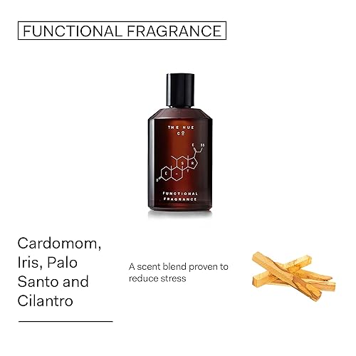 Miniatura 7 de The Nue Co. - Fragancia funcional - Fragancia unisex instantánea para aliviar el estrés - cardamomo verde, iris, Palo Santo + cilantro - Vegano, sin