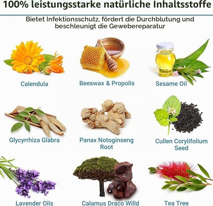 ishancare® Dekubitus-Creme - Schnell & sicher natürlich heilende Dekubitus-Creme, Dekubitus-Wundpflege-Heilsalbe, Behandlung von Dekubitus Druckgeschwüren Diabetiker-Geschwüren Wunden Verbrennungen un