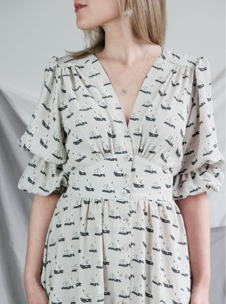 Style Arc Sewing Pattern - Belle Woven Dress (Sizes 10-22)