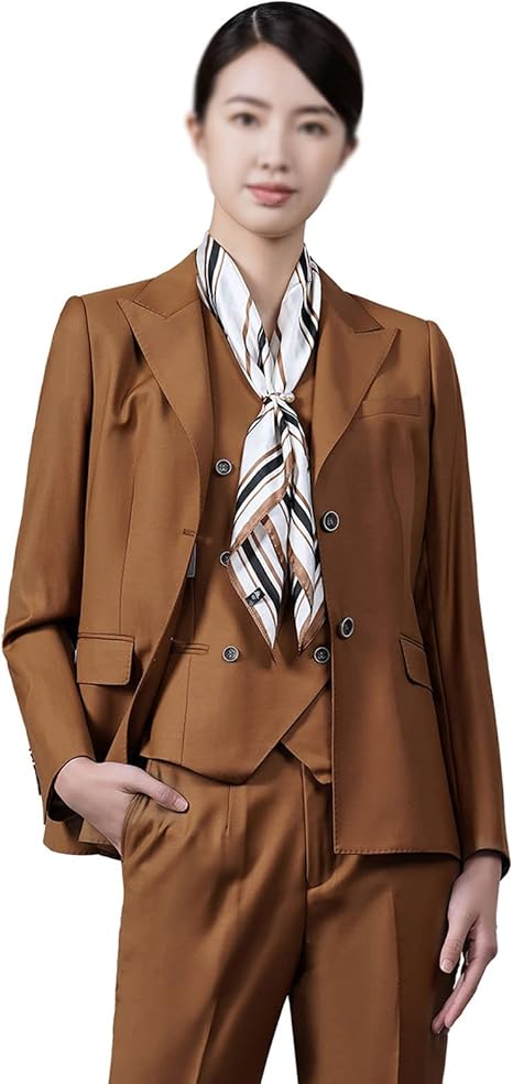 Amazon Co Jp レディーススーツ3ピースカジュアルコミュータースーツ2ボタンノッチラペルスリムジャケットレディースオフィスワークプロスーツブレザーパンツチョッキ Caramel 155 80 ホーム キッチン Amazon Co Jp レディーススーツ3ピースカジュアルコミュータースーツ2ボタンノッチラペルスリムジャケットレディースオフィスワークプロスーツブレザーパンツチョッキ Caramel 155 80 ホーム キッチン