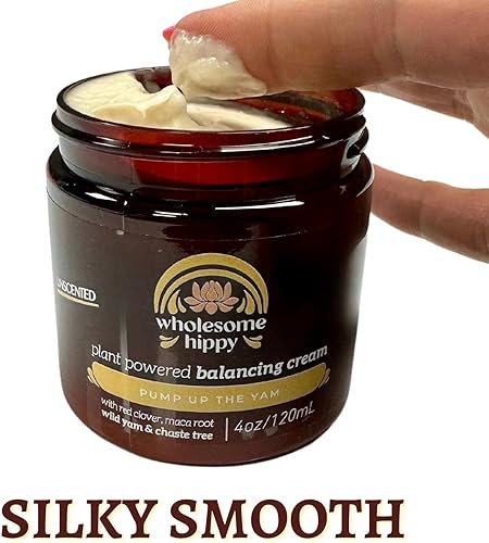 Miniatura 2 de Crema saludable hippy de ñame silvestre para el equilibrio hormonal crema corporal con maca, árbol casto, cardo mariano y karité, bálsamo botánico