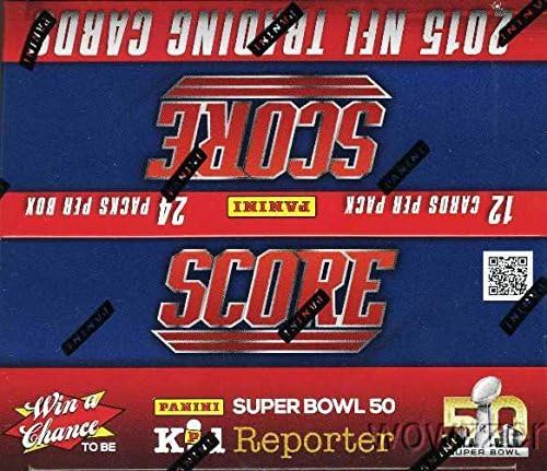 2015 Score NFL Football MASSIVE 24 Pack Factory Sealed Box with 288 Cards! Includes AUTOGRAPH or GAME USED MEMORABILIA CARD !