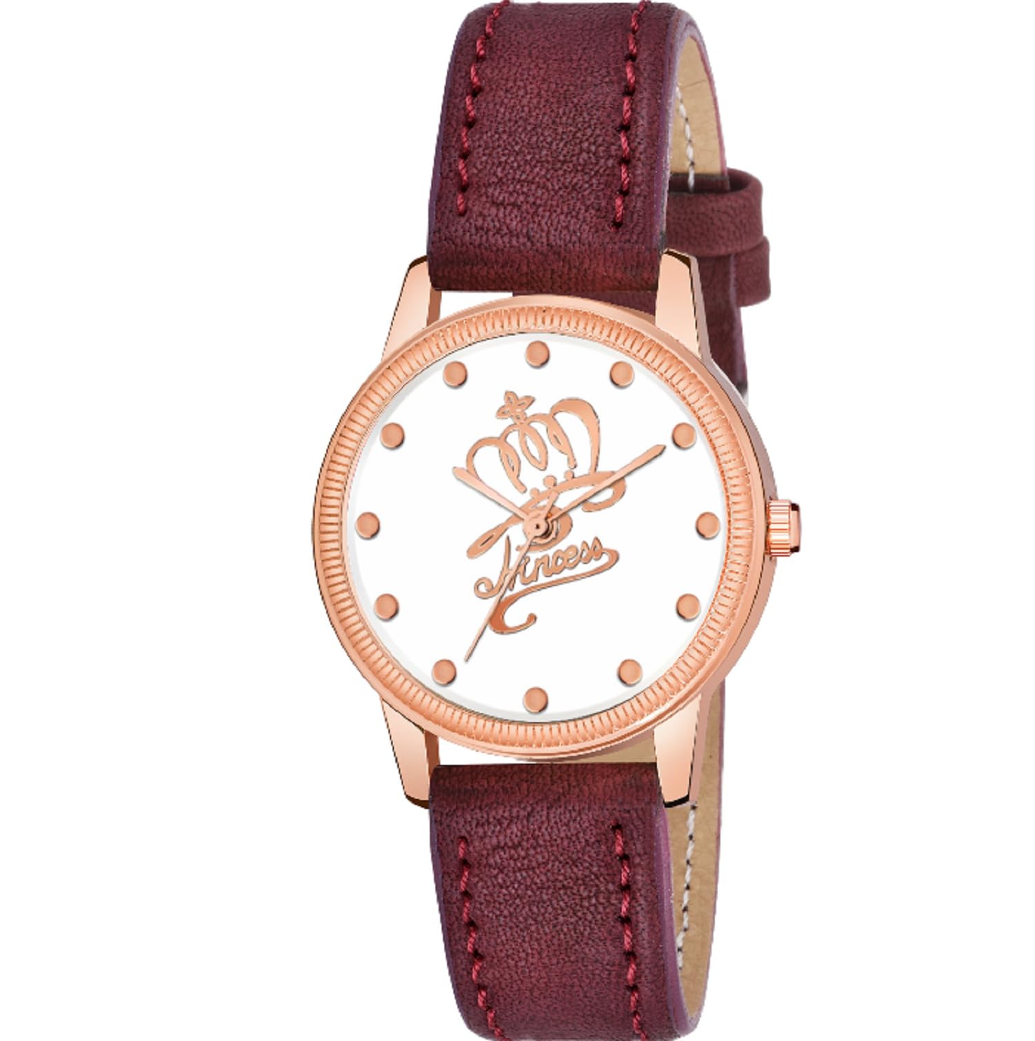 KIARVI GALLERY Stylish White Princess Dial Leather Strap Analog Watch for Girls and Women(White-Grey) (White-Brown) (B0CRL7W35G) Amazon Price History, Amazon Price Tracker