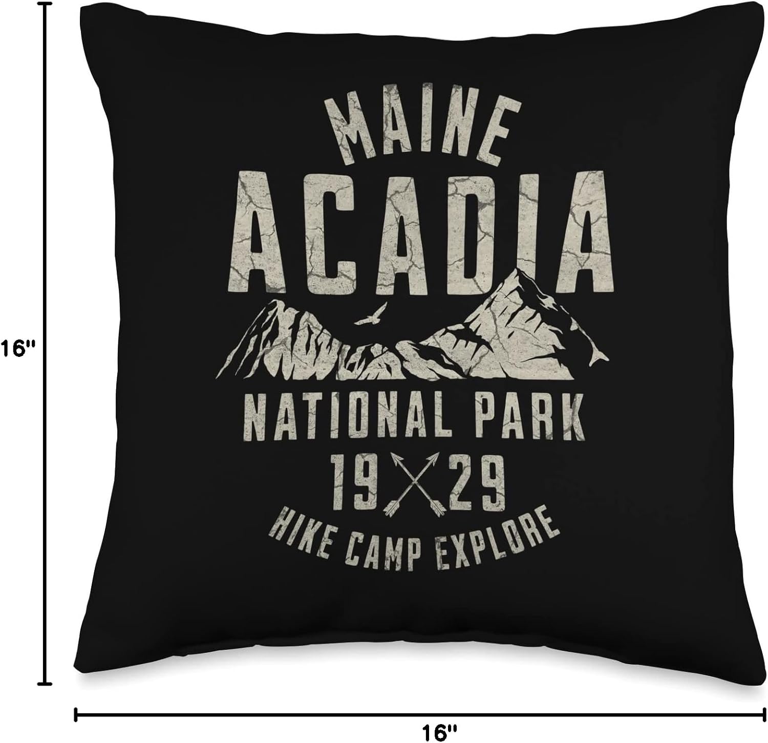 Acadia National Park Throw Pillow