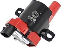 Vista 3 de DRAGON FIRE PERFORMANCE Power Pack Bobinas de encendido redondas, bujías de iridio de 0.394 pulgadas, cables de bujía compatibles con Chevy GM Truck