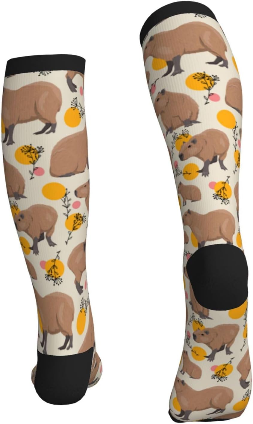 Compression Socks For Women & Men Circulation 15-20 Mmhg Knee High Best Support For Travel Running Athletic - Image 6