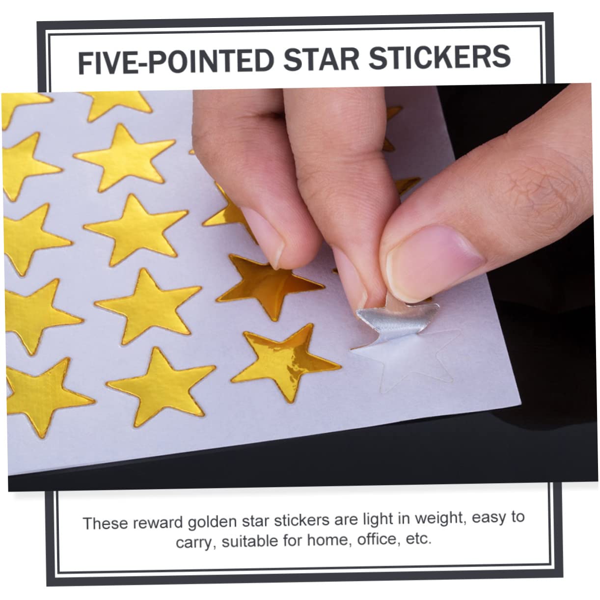 NUOBESTY 5 Sets Sternaufkleber Für Jungen Und Mädchen Belohnungstafel-aufkleber Entfernbare Pvc-hand-belohnungsaufkleber Zarte Jungen Und