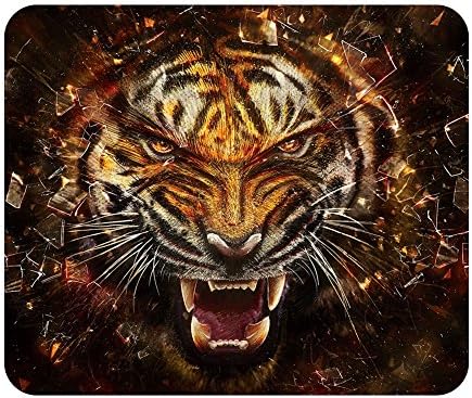 Gtw mouse pad Anti-Slip Extended Mousepad Gaming 12-10-0.12 in (Tiger)
