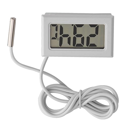 Miniatura 2 de Keenso Termómetro digital LED para incubadora de aves de corral, invernadero, sensor de monitoreo de temperatura en tiempo real, termómetro LCD para