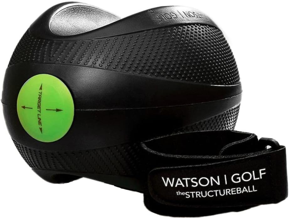 WATSON | GOLF theSTRUCTUREBALL Training Aid is a Swing Aid That Helps Train Proper Swing Mechanics, Arm Structure, Setup, and Alignment