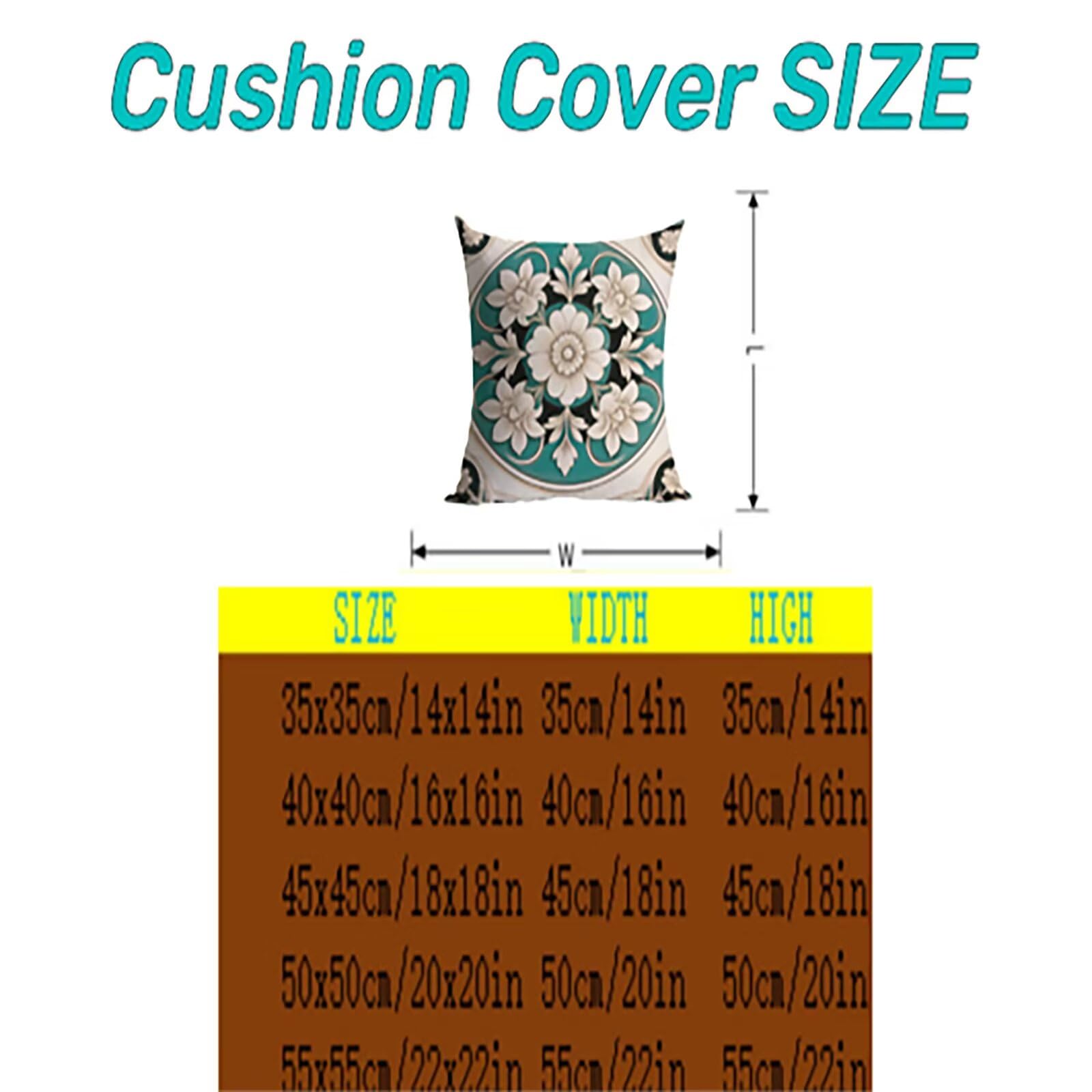 4 Pack Kopfkissenbezug Bluish-White Outdoor 55x55cm Kissenbezug THDZ-1994