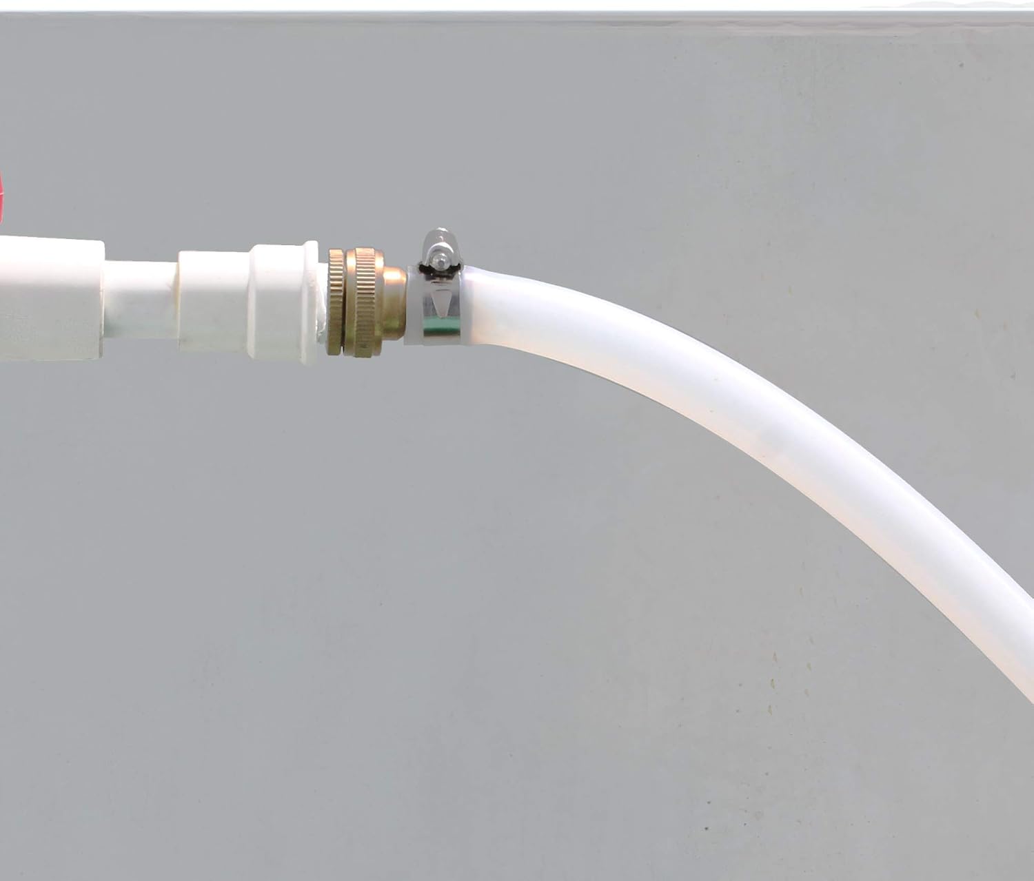 Home Brewing and Winemaking Silicone Tubing, 1/2 inch ID x 3/4 inch OD, 1/8 inch Wall - 10 ft, High Temp Food Grade Tube, Flexible Hose Pipe with Stainless Worm Gear Hose Clamps