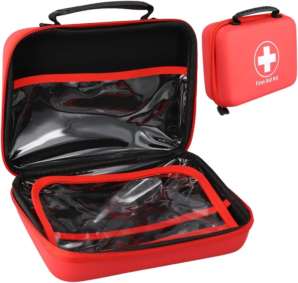 Portable Kit With Waterproof Case, Emergency Medical Supplies For Home, Office, And Travel