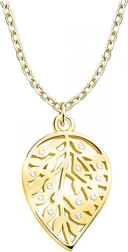 Sofia Milani - Collar para Mujeres en Plata de Ley 925 - Chapado en Oro y con Ci