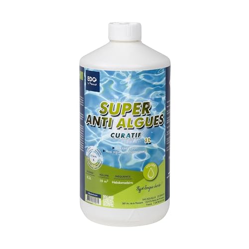 EDENEA - Anti-Algues Piscine - Action Curative Anti Eau Verte