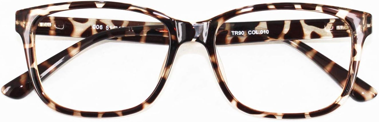 Blue Light Blocking Glasses for Women - Reduce Eye Strain Computer Oversized Round/Square Nerd