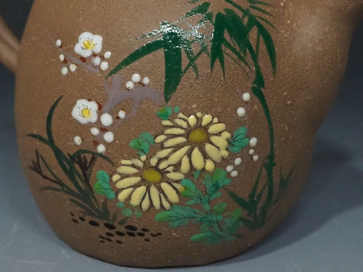 煎茶道具　萬古焼　館正規 作　横手急須　共布共箱　V　R7207 煎茶道具 萬古焼 館正規 作 横手急須 共布共箱 V R7207 - メルカリ