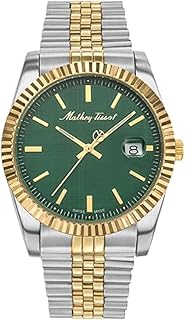 Mathey-Tissot Mathey-Tissot Stainless Steel Analog Green Dial Men's Watch-H810Bv, Band Color:Multicolor