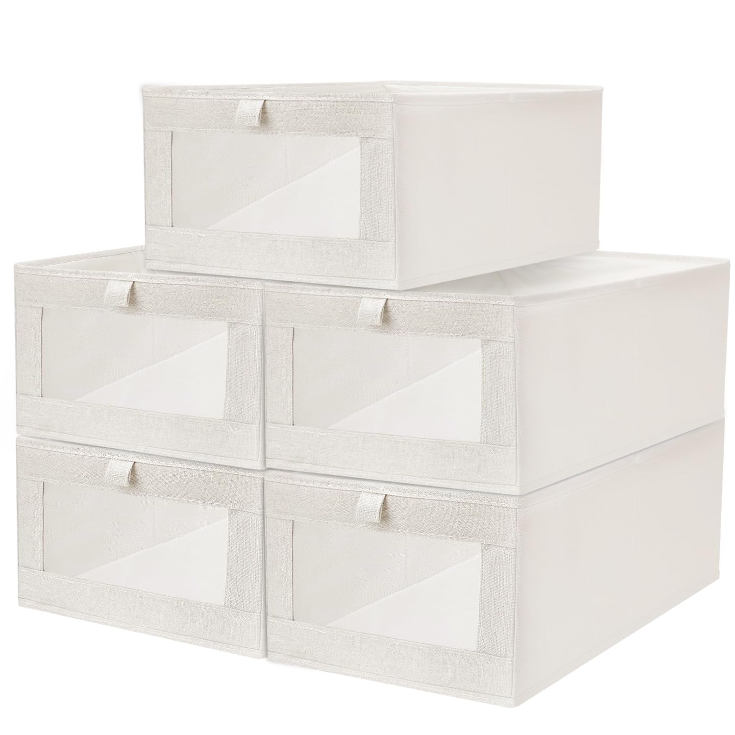 Boîte de rangement portable pour vêtements de saison contre le désordre