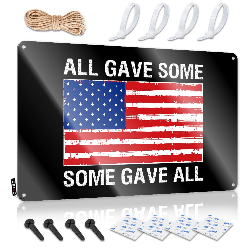 All Gave Some Some Gave All Military Door Handcrafted - Posters Best Man Gift Vintage Wall Art(30X40CM)