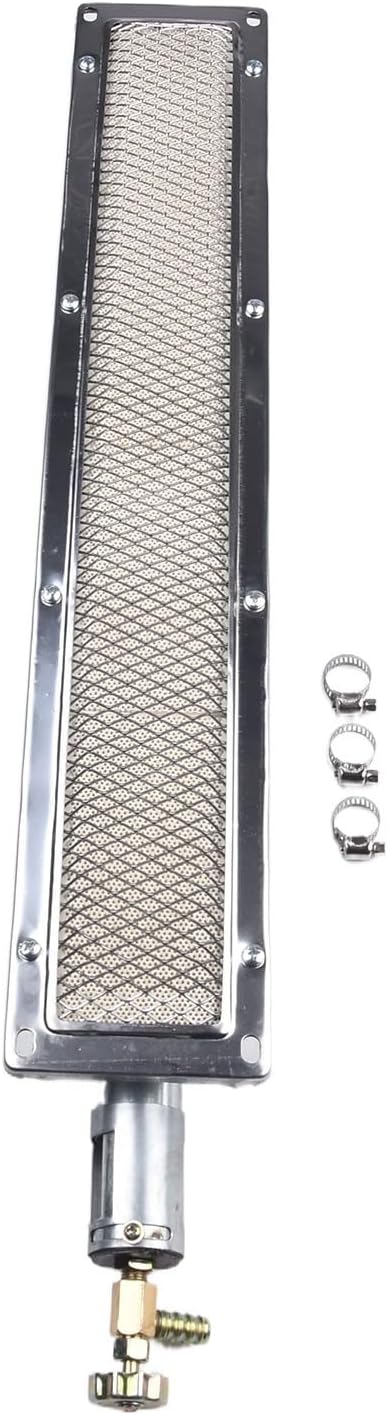 BBQ Infrared Ceramic Burner, BBQ Barbecue Gas Grill Infrared Side Burner Ceramic Heater for Outdoor Cooking(53×9.5cm)