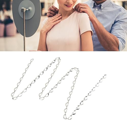 Miniatura 4 de plplaaoo Waist Chain,1 Yard Love Waist Chain for Women,Belly Chains for The Waist,Exquisite Simple Crystal Glass Rhinestones Waist Chain,Belly Chain