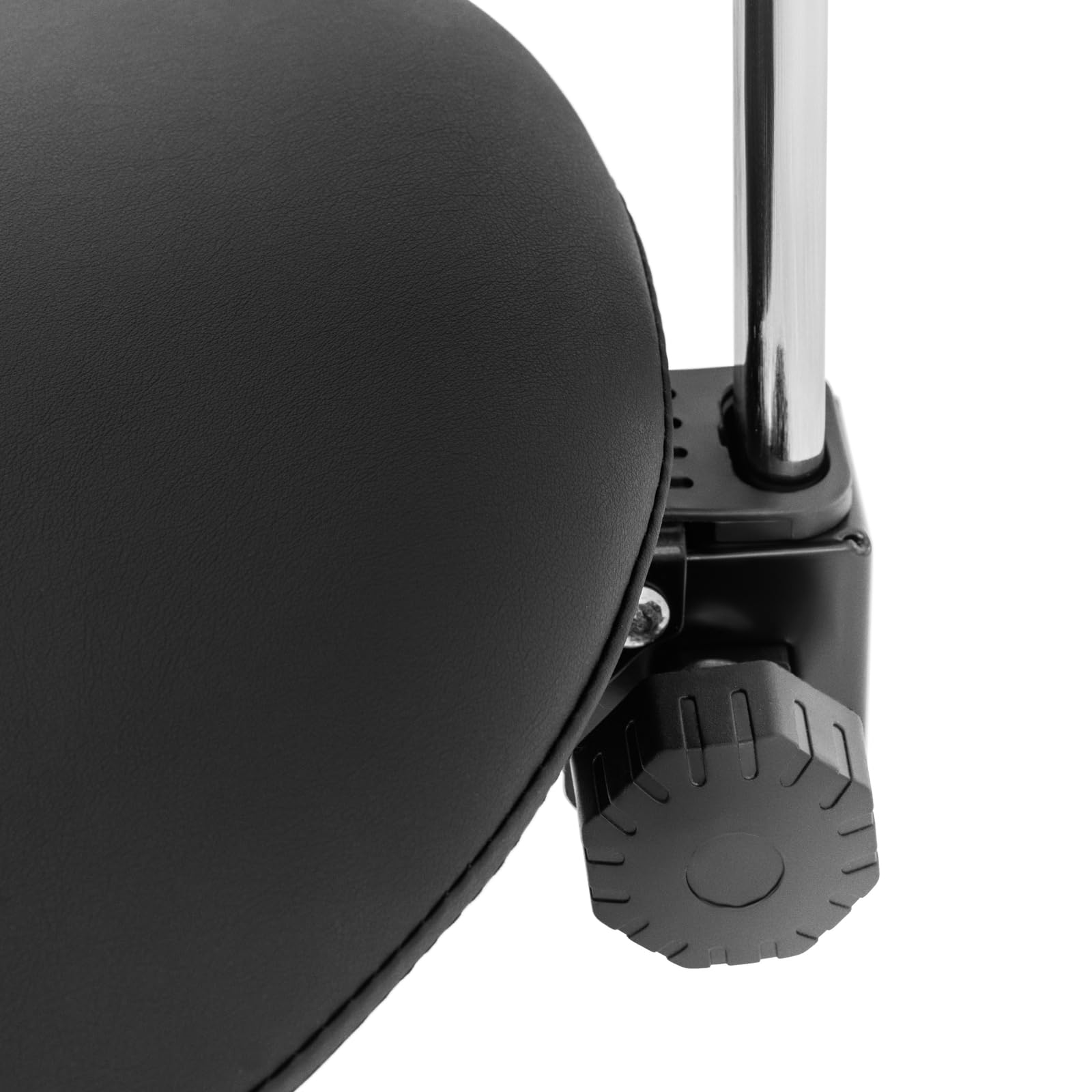 Zadel stoel met armleuning - 51-61 cm - 150 kg - Wit