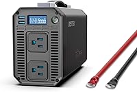 Vista 8 de BESTEK Inversor de corriente de onda sinusoidal pura de 2000 vatios, 12 V CC a 110 V/120 V CA, convertidor de CC a CA para el hogar, RV, camión