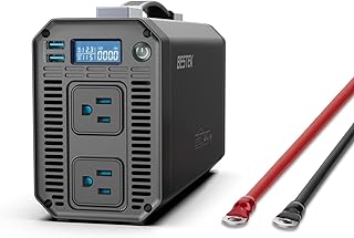 BESTEK 1200W Power Inverter, DC 12V to 110V AC Inverter for Car with Digital LCD Display 4.2A Dual USB Car Charger Car Pow...