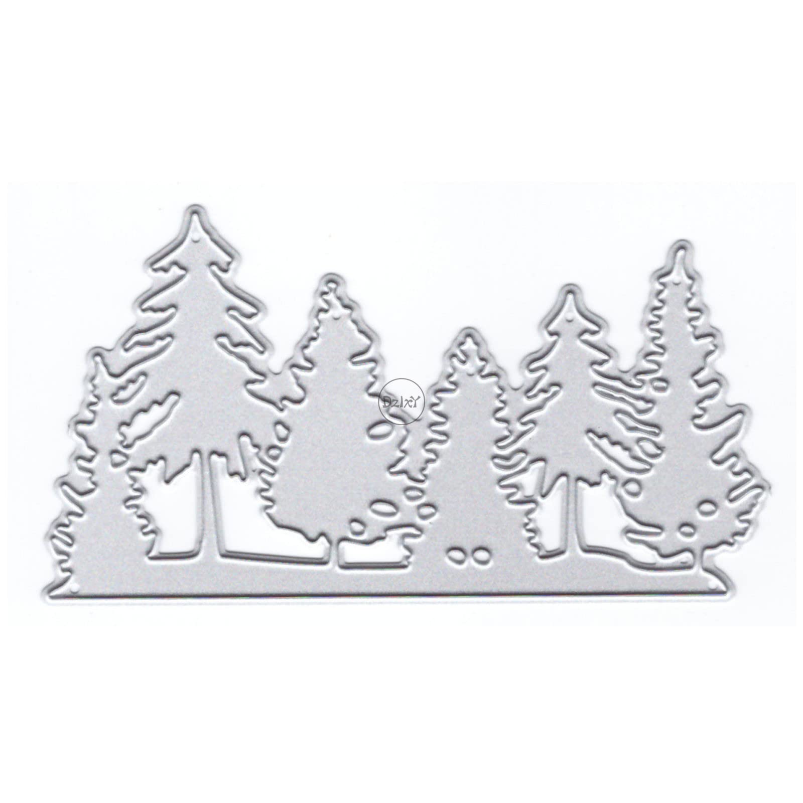 DzIxY Trees Irregular Metal Cutting Dies for Clear Stamps and Metal Cutting Dies Sets for Card Making Scrapbooking Paper Supplies Seals Storage Pockets — image 1