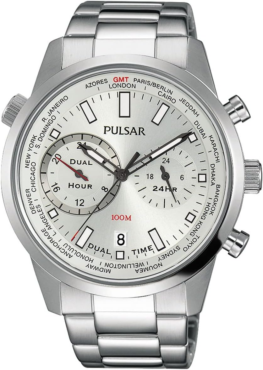 Pulsar Business Mens Analogue Quartz Watch with Stainless Steel Bracelet PY7001X1