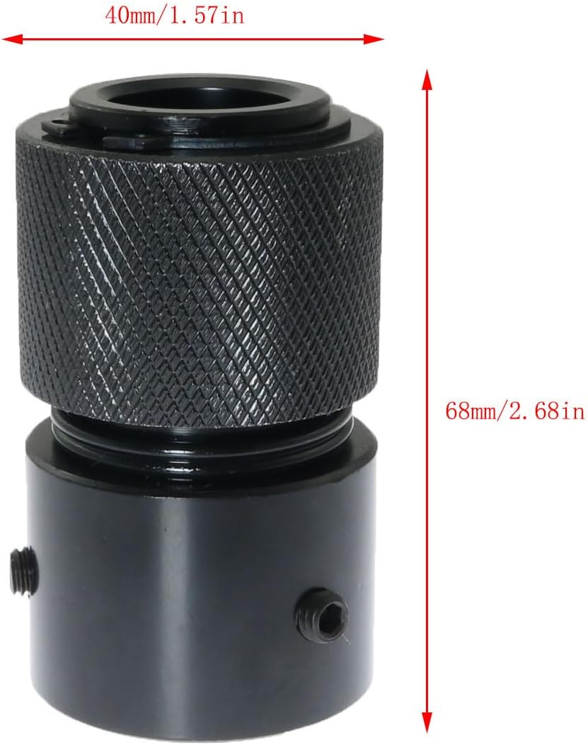 RLECS Black Air Hammer Retaining Quick Chuck Pneumatic Hammer Chuck Air Hammer Quick Change Chisel Retainer