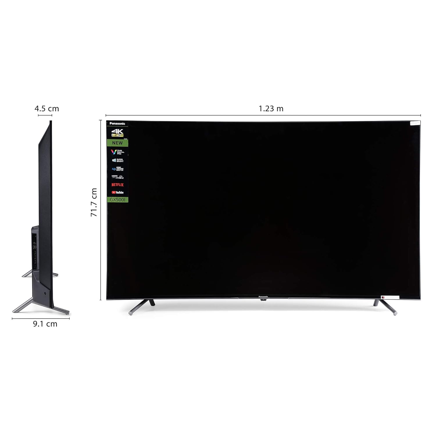 Panasonic 139 Cm 55 Inches 4k Ultra Hd Led Tv Th 55gx500dx Black 19 Model Amazon In Electronics