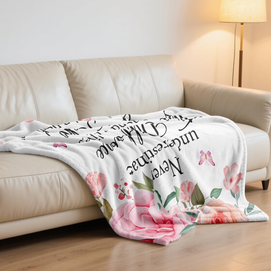 Christmas Retirement Gift for Woman Blanket 50" X 60", Farewell Gifts for Coworkers, Coworker Leaving Gifts for Women, Going Away Gifts for Friends, Goodbye/Moving Gifts for Nurse Boss - Image 3