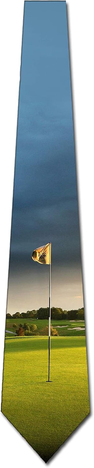 Three Rooker Golf Ties Mens Golfing Tie Sports Necktie