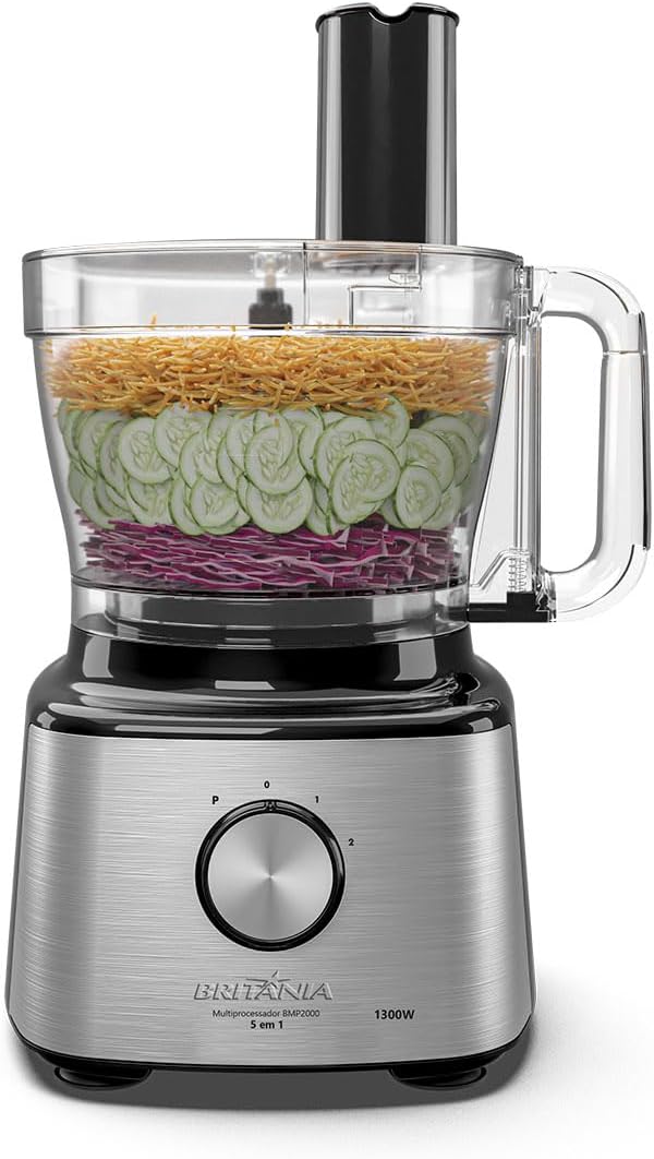 Multiprocessador Britânia 5 em 1 BMP2000 1300W 127V