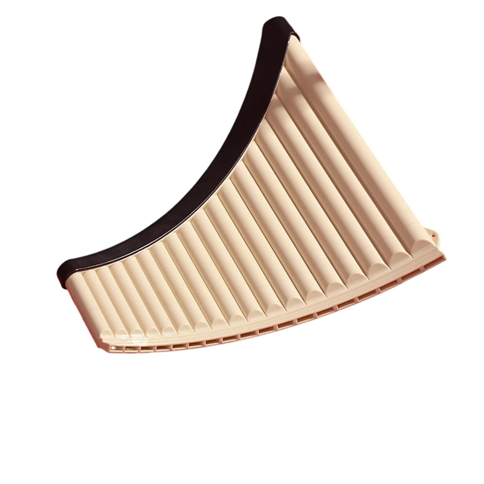 Instrument Flet Pan Zakrzywiony Profesjonalny Model 18 Rur Lub 16 Rurek Przyjazny Dla Początkujących Instrument C Dur Łatwy Do Nauki I Gry(Curved 18-tube Off-white)