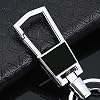 Llavero creativo de metal Toyvian, 2 piezas, para llaves de auto y celular, color negro | Aleación de zinc y acero inoxidable, estilo simple, regalo de cumpleaños o Día de la Madre 3