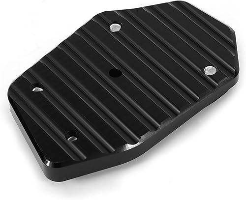 Miniatura 6 de jfqm Fit for Suzuki V-Strom 1000 XT VSTROM 1000 DL1000 2014-2021 Kickstand Side Shoe Foot Rests Stand Extension Enlarger Aluminum (Color  Black)
