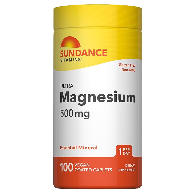 Sundance Suplemento de Magnésio Óxido 500 mg 100 comprimidos revestidos