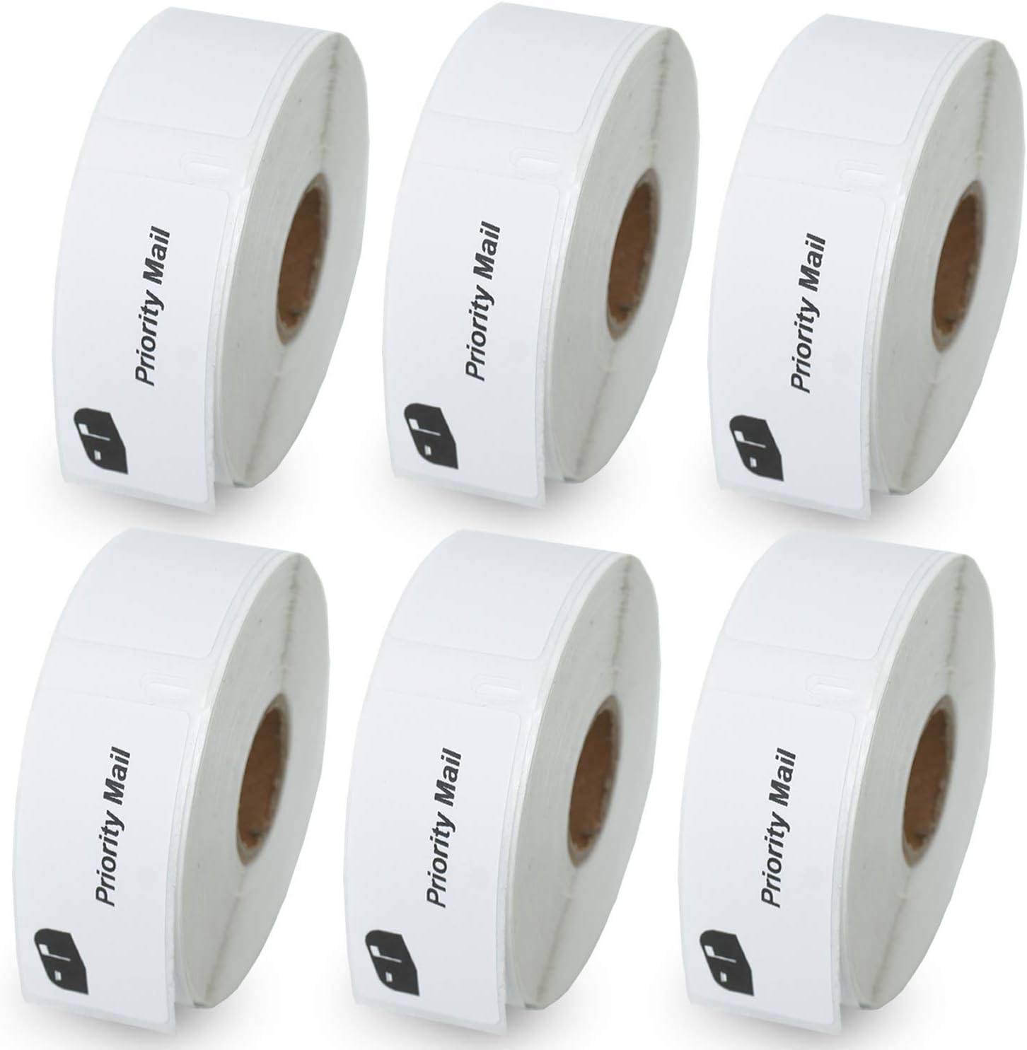 buro schreibwaren set 5x etiketten rolle ersetzt dymo 11352 papier buro schreibwaren