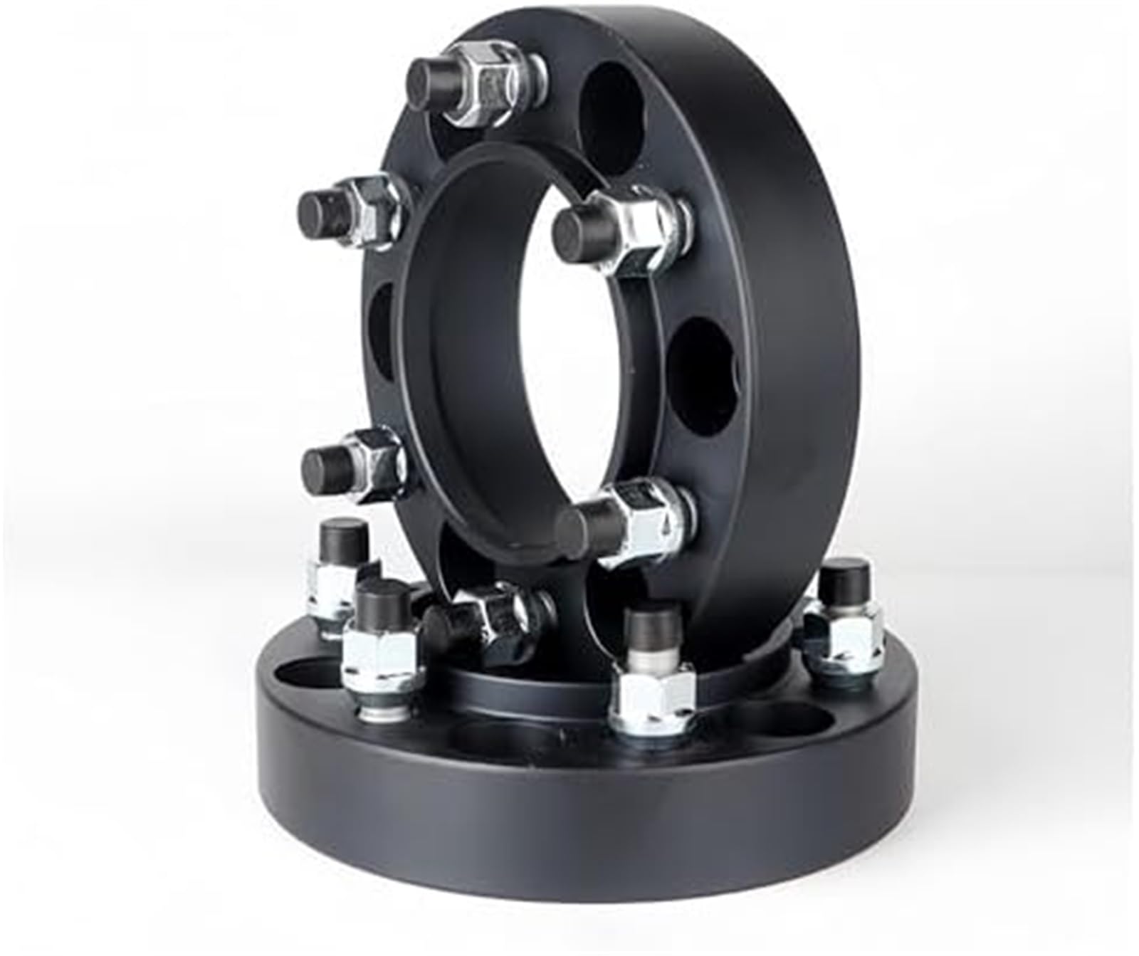 Dystans koła zawieszenia Adaptery dla kół 2 sztuki Pcd 6X139,7 Cb 78,1 lub 77,8 Mm Zestaw adapterów dystansowych, uniwersalnego samochodu z 6 zaczepami M14x1,5(BLACK 2PCS CB 78 1 20mm)