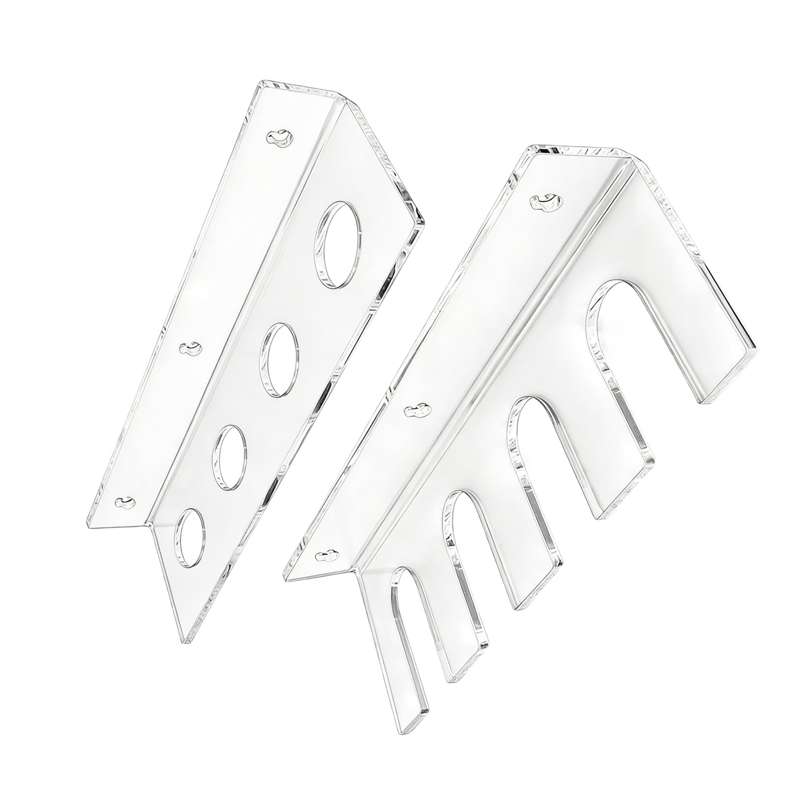 Xjdzineq 2pcs Easy Install Baseball Wall Mount Displays Acrylic Frame for 4 Baseball Enthusiasts and Simple Setups Wall Mounted Sports Display