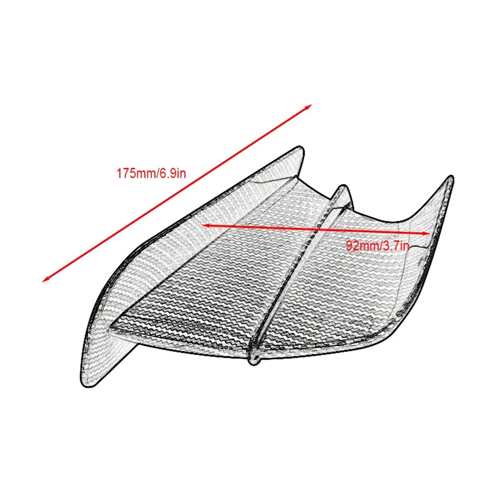 Front Bumper Splitter dachowy Pasuje do Honda CB650R CB1000 CB1000R CBR1100 CBR600RR CBR1000RR CBR 600RR Zestaw aerodynamiczny motocykla Spoiler