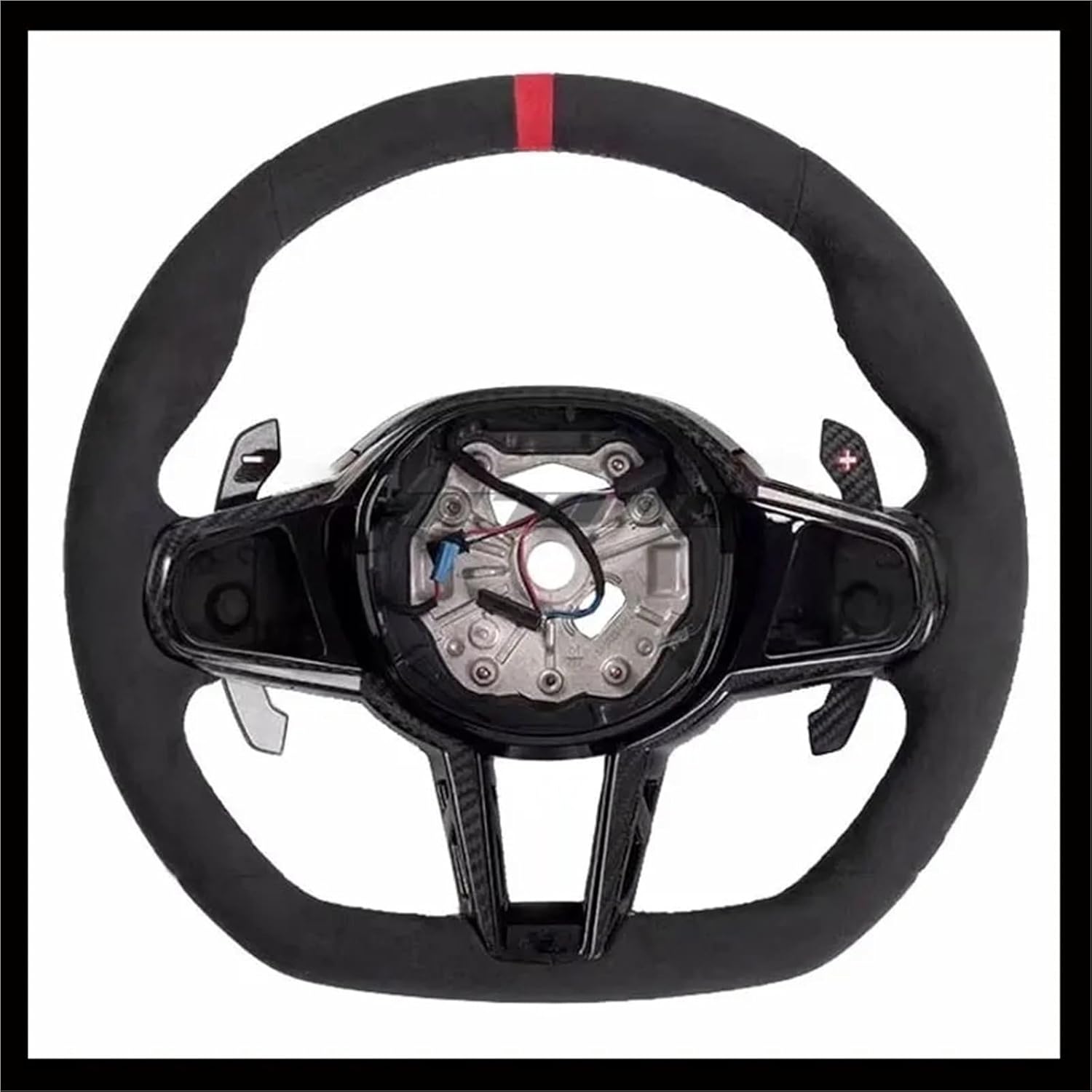 Car Real Nappa Leather Carbon Fibre Steering Wheel For BMW G02 G05 G20 G21 G22 G26 G29 G80 G87 F40 F44 F92 X5 X6 Accessories